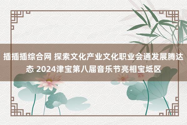 插插插综合网 探索文化产业文化职业会通发展腾达态 2024津宝第八届音乐节亮相宝坻区