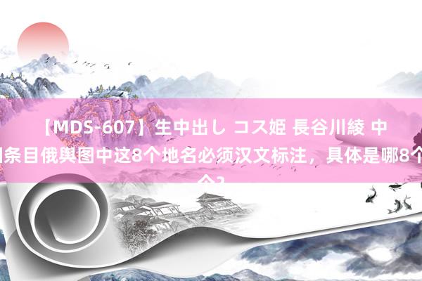 【MDS-607】生中出し コス姫 長谷川綾 中国条目俄舆图中这8个地名必须汉文标注，具体是哪8个？