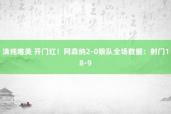 清纯唯美 开门红！阿森纳2-0狼队全场数据：射门18-9