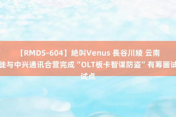 【RMDS-604】絶叫Venus 長谷川綾 云南迁徙与中兴通讯合营完成“OLT板卡智谋防盗”有筹画试点